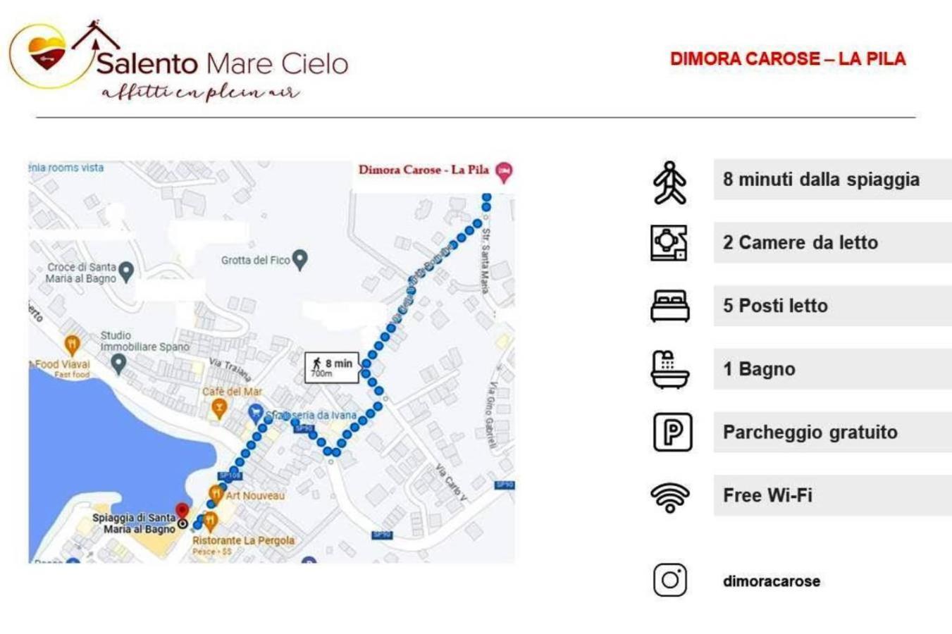 Appartamento Dimora Carose Santa Maria al Bagno Esterno foto